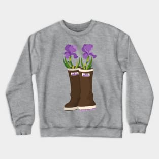 Iris Rain Boots Crewneck Sweatshirt